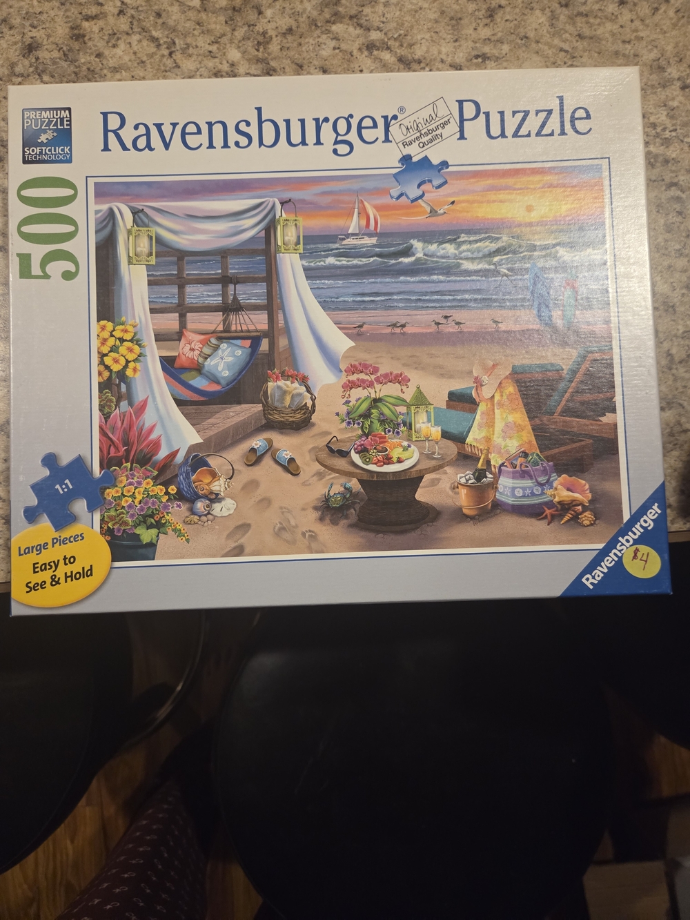 Ravensburger 500 Piece Premium Puzzle - Beach Scene